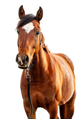 horse rearing up against a transparent background