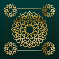 Luxury Gold Mandala Design