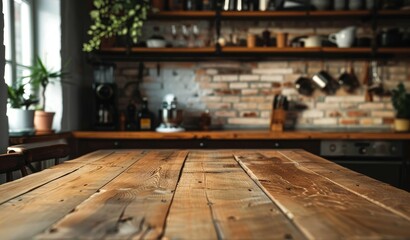kitchen table with open space