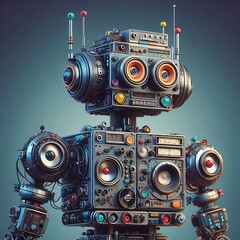 Fototapeta premium Advance Stereotype Robot