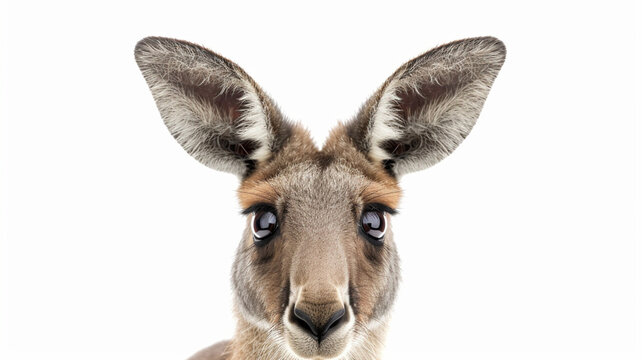 close up of a head of a kangaroo