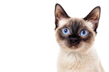 Portrait of a Curious Kitten