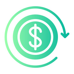 chargeback gradient icon