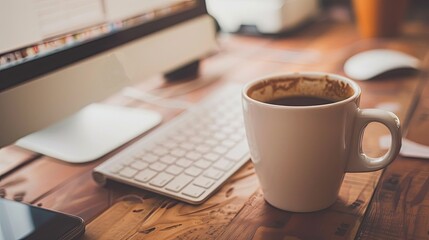 Minimalist home office workspace with Organized Workspace Essentials