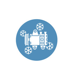 air conditioner car compressor, vector art.