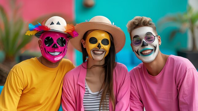 Disguises at a creepy bash with eerie vibes, Disguises, Bash, Creepy