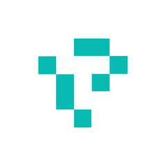 letter t tech logo design