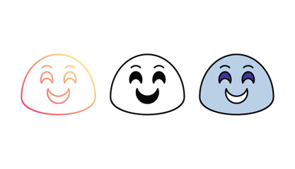 Blush icon design with white background stock illustration