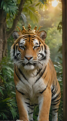 Fototapeta premium tiger in the zoo