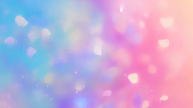 Abstract blue and pink bokeh background