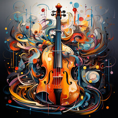 abstract music background