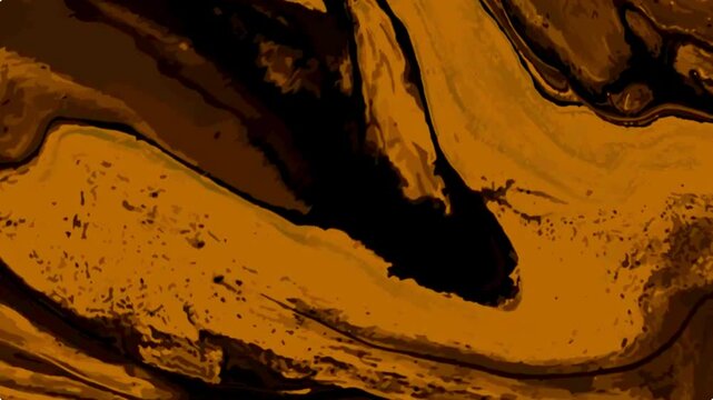gold abstract wave mable