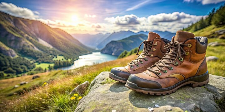 Hiking Boots Drawing 22 434 Adobe Stock