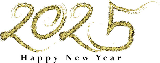 Collection of Happy New Year 2025 Designs. Elegant and beautiful poster designs. Vector premium design for a 2025 poster, card, calendar and social media