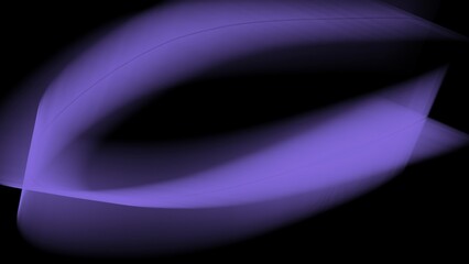 abstract background with glowing lines of purple deep space plasma light waves picture like frame on black background.4k full hd original abstract wallpaper on an a deep dark midnight black backdrop  