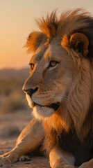 Obraz premium portrait of a lion