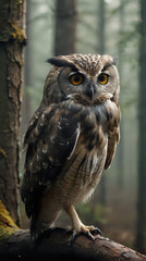 Fototapeta premium great horned owl