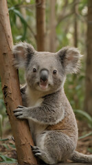 koala in tree