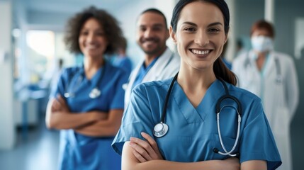 Smiling Healthcare Professionals