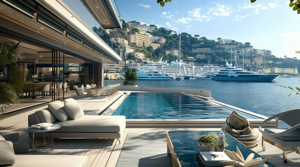 Elegant Yacht Club in Monaco