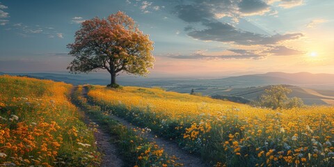 Spring Flowers Ultra High Definition Stunning Wallpaper Visuals: Diverse Artistic Inspirations from Nature, Architecture, and Abstract Design