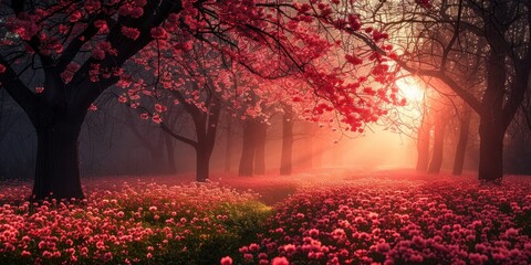 Spring Flowers Ultra High Definition Stunning Wallpaper Visuals: Diverse Artistic Inspirations from Nature, Architecture, and Abstract Design