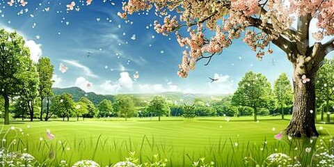 Spring Flowers Ultra High Definition Stunning Wallpaper Visuals: Diverse Artistic Inspirations from Nature, Architecture, and Abstract Design