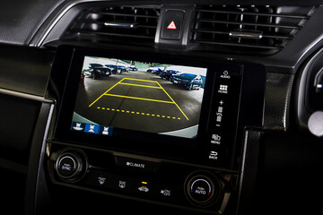 Rear view monitor for reversing system Car display and rear view camera parking assistant car...