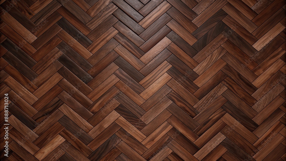 Poster Dark and elegant parquet wood texture background, parquet, wood, texture, dark, wooden, floor, background, planks, hardwood