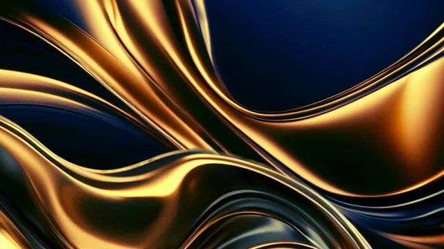 gold abstract wave mable