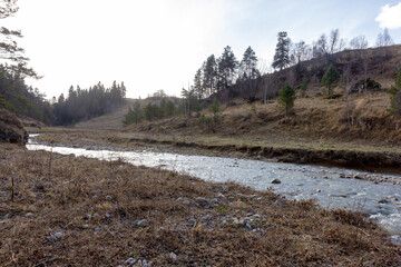 the beginning of autumn, walks in the highlands, panoramic views and the seasonal state in nature...