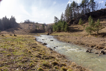 the beginning of autumn, walks in the highlands, panoramic views and the seasonal state in nature...