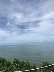 clouds over the sea