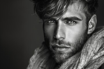 Fototapeta premium Portrait of a handsome young man