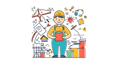 engineering and construction concept.