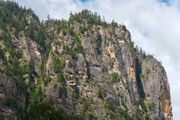 Rocky Mountain landscape in the Himalayas.