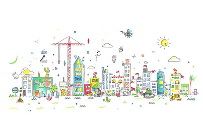 Fototapeta premium engineering and construction concept.