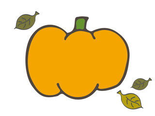 シンプルなかぼちゃ
