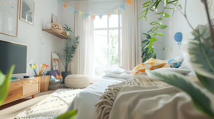  Bright and Airy Bohemian Living Room