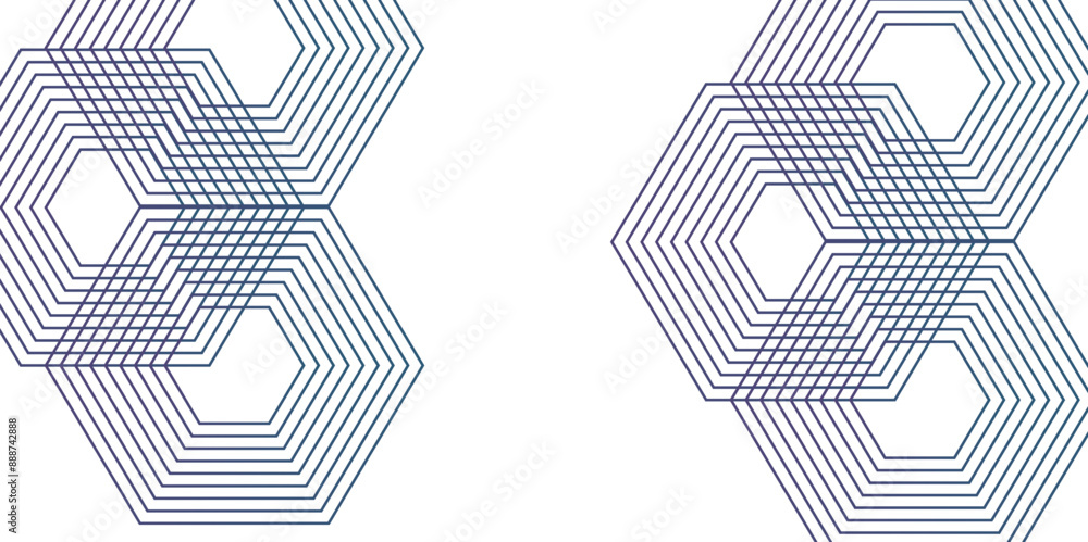 Poster abstract white background with hexagons. abstract hexagon polygonal pattern background vector. seaml