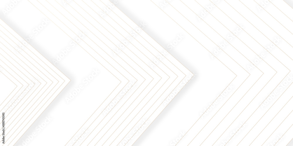 Poster modern minimal and clean white gold background with realistic line wave geometric circle shape, abst