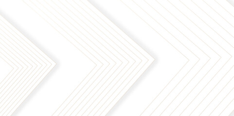 Modern minimal and clean white gold background with realistic line wave geometric circle shape, abstract white and gold colors with lines pattern texture computer geometric digital connection design .
