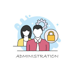 Administration Icons: Office Management, Administrative Services, Business Administration, Office Administration, Administrative Tasks, Office Operations, Administrative Support, Office Manager.