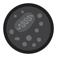 autophagosome glyph icon 