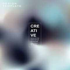 Abstract blurred gradient fluid vector background design wallpaper template