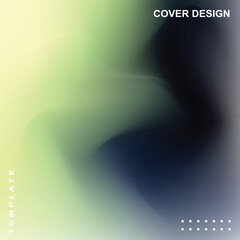 Abstract blurred gradient fluid vector background design wallpaper template