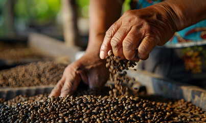 Pictures of coffee and coffee beans, coffee plants