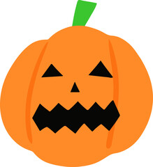 Hand drawn doodle vector illustration of Halloween | poster cover book template Icon.