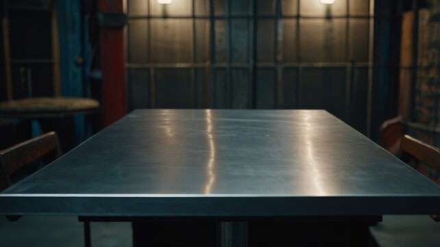 steel table