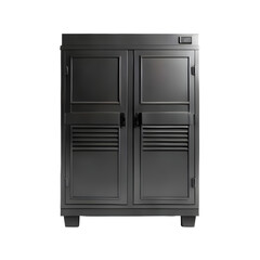 Isolated Charcoal dust industrial cabinet on a transparent background PNG